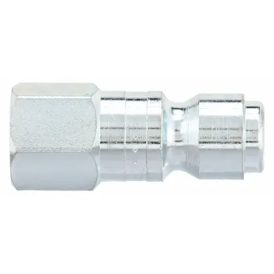PARKER Quick Connect Hose Coupling: 3/8 in Body Size, 1/4 in Hose Fitting Size - Tru-Flate Automotive Steel Quick-Connect Air Coupling Plugs