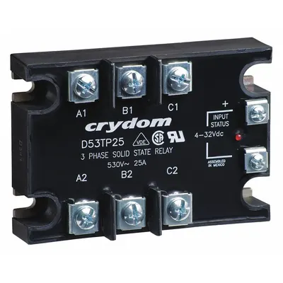 CRYDOM Solid State Relay: Surface Mounted, 50 A Max Output Current, SCR - Surface-Mounted Relays