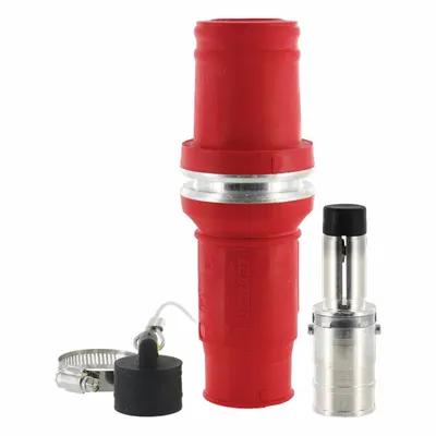 LEVITON Single Pole Inline: Male, Red, 1000V AC, 1,135 A, Crimp Tube Termination - Plugs with Crimp Tube Terminations