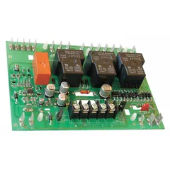 OEM replacement integrated furnace control board for Lennox heating systems. Operates on 98 to 132V AC input with 24V AC control voltage. Controls blower operations to ensure proper airflow during heating cycles. Directly replaces the original Lennox control to restore full furnace functionality.
