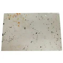 Mica insulation component for heat gun hardware. Provides thermal insulation for the heating element, reducing heat loss and protecting adjacent parts from high temperatures. Suitable for use in industrial heating applications.