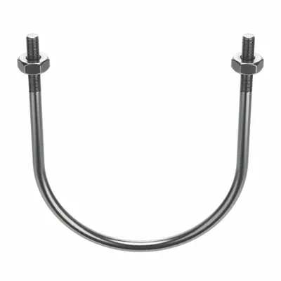 Standard U-Bolt: 7/8"-9 Thread Size, For Pipe Size 14 in, 17 5/16 in Inside Ht - Standard U-Bolts