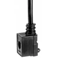 ARO Solenoid Coil Connector: Sierra 18, DIN 43650 Form C, 18 mm For Coil Size, 120V AC, Molded Wires (MPN CHL6-120)
