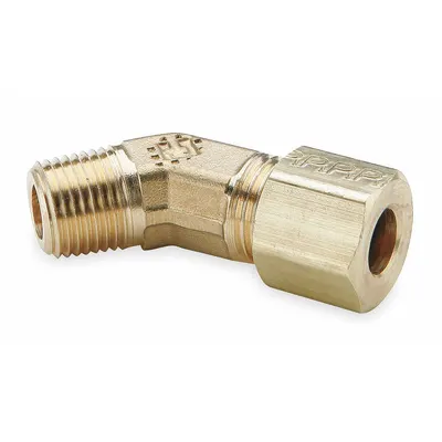 PARKER Standard Sleeve Brass Compression Fitting Elbow - Standard Sleeve Brass Compression Fittings