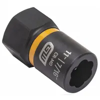 GEARWRENCH Bolt Extractor: 7/16 in Socket Size, 7-Point, Std, Black Oxide, Not Tether Capable (MPN 84760)