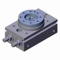 SMC Rotary Table: 190° Rotation Angle, 10 mm Bore Dia, 0.7 MPa Max Op Pressure, M3 x 0.5 Metric Std (MPN MSQB3A)