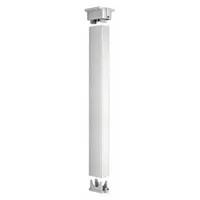Standard removable mullion for double-door openings, providing structural support and allowing each door leaf to close independently. Suitable for commercial and industrial applications requiring a removable center post for flexible access