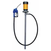 DAYTON Electric Drum Pump: 120 V AC, 1 1/10 hp HP, Polypropylene, 11 gpm Max. Flow Rate