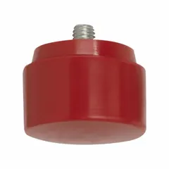 Threaded replacement tip for hammers requiring a 5/16-18 connection. Medium nylon composition provides non-marring strikes on delicate surfaces. Suitable for assembly, maintenance, and metalworking applications.