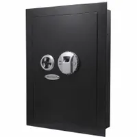 Safe: Biometric Lock, 0.52 cu ft Capacity, Steel, 20 3/4 in H x 15 3/8 in W x 3 3/4 in D (MPN AX12038)