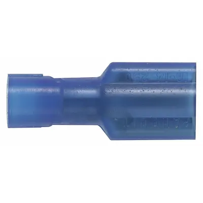 PANDUIT Wire Disconnect: Female Socket, Blue, Nylon, Full Coverage - Fully Insulated Quick Disconnects