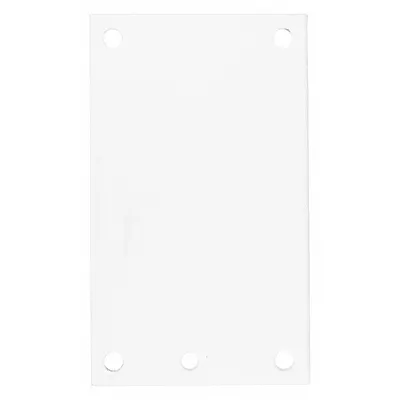 HOFFMAN Interior Panel: Back Panel Panel, 12.75 in Overall Ht, 6.88 in Overall Wd - Interior Mounting Panels