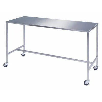 LAKESIDE Instrument Table,H Frame,SS,20 X 16: Fixed Ht, Stainless Steel - Stainless-Steel-Top Mobile Worktables