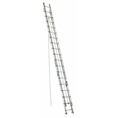 WERNER Extension Ladder: 36 ft Ladder Size, Aluminum, 250 lb Load Capacity, 78 lb Wt - Lightweight Aluminum Extension Ladders