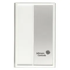 Surface-mount humidistat compatible with both humidifier and dehumidifier controls. Operates on 120/240V AC input voltage. Used to maintain desired relative humidity levels in HVAC systems by switching equipment on or off based on sensed humidity.
