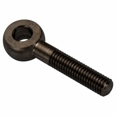 AMPG Fixed Rod End: Stainless Steel, Black Oxide, 45 mm Hole Center-to-End Lg - Stainless Steel Male Threaded Fixed Rod Ends