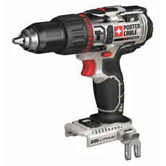 This 20V DC cordless hammer drill features a 1/2-inch chuck, two speed settings, 21.2 ft-lb of torque, and 27,200 bpm. It offers 2-stage operation for switching between standard drilling and hammer drilling, suitable for general-purpose tasks in wood, masonry, and concrete. Tool only; battery and charger sold separately.