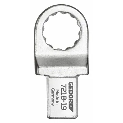 GEDORE Interchangeable Torque Wrench Head: 14mm x 18mm Drive Size - 12-Point Box End Torque Wrench Heads