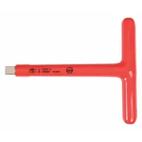 WIHA Socket Driver: 1/2 in Drive Size, 7 3/4 in Overall Lg, Double Insulated Grip, Alloy Steel (MPN 29012)