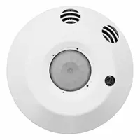 LEVITON Smart Room Controller: LED, Passive Infrared (PIR)/Ultrasonic, 120 to 277V AC, Ceiling (MPN AC705-DMW)