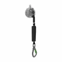 MSA Self-Retracting Lifeline: Aluminum Snap Hook Anchor, Harness Aluminum, 10 ft Line, Overhead Only (MPN VTOHG-031-ZC-A)