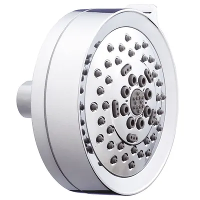 DANZE Fixed Showerhead: Parma, 2 gpm Fixed Showerhead Flow Rate, Brass/Plastic - Multi-Pattern Fixed Showerheads