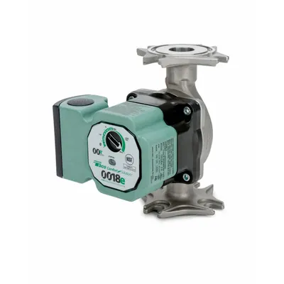 TACO Circulating Pump: 1/25 hp HP, 120V AC, Stainless Steel, Variable, 16 gpm - General-Purpose Inline Circulator Pumps