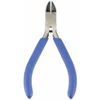 Diagonal Cutting Plier: Semiflush, Narrow, 1/2 in Jaw Lg, 1/2 in Jaw Wd, 4 1/4 in Overall Lg