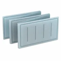 Link Air Filter: 12 in x 24 in x 1 in, 24 in Section Wd, 5 Sections, 3 Ply, MERV 8