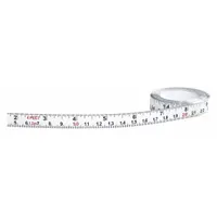 US TAPE Adhesive Backed Tape Measure: Metric/SAE, Inch/Metric, Decimal, Left to Right, 1/16 in (MPN 50020)