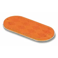 Reflector: Oval, Amber, 4 3/8 in Overall Lg, 1 7/8 in Overall Wd (MPN 41033-3)