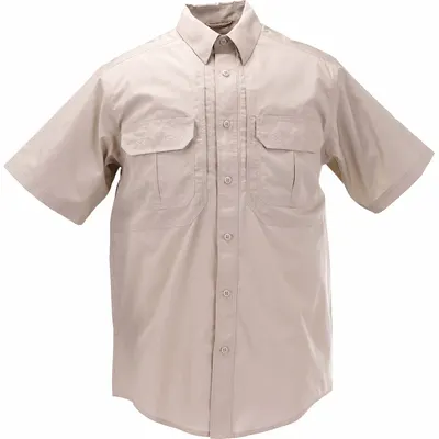 5.11 Men's Tactical Collared Work Shirt, Khaki, 5XL Tall - Men's Tactical Collared Work Shirts
