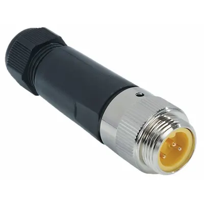 IFM 7/8 in Circular Connector: A Coded, 7/8 in Male Thread with Straight Connection - 7/8 Inch Circular Connectors