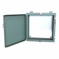 HAMMOND Electrical Enclosure: Steel, 20 in x 20 in x 6 in, NEMA 12/13/3R/4, w/Panel, Solid Cover (MPN 1418N4D6)