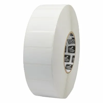 ZEBRA Barcode Printer Labels: 2 in Label Wd, 1 in Label Ht, White, 3 in Core Dia. - Industrial Thermal Transfer Labels
