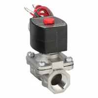 REDHAT Solenoid Valve: 2-Way, Normally Closed, 3/4 in Pipe Size, 24V DC, Explosion Proof/Watertight (MPN EF8210G088)