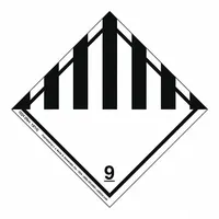JJ KELLER DOT Container Label: Class 9 Miscellaneous Labels - Paper, Roll of 500, Paper, 500 PK (MPN 1624)