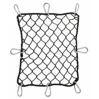 US NETTING Safety Netting System: 2 3/4 in Mesh Size, Perimeter Netting, Black, 20 ft Lg, Net (MPN PS1020)