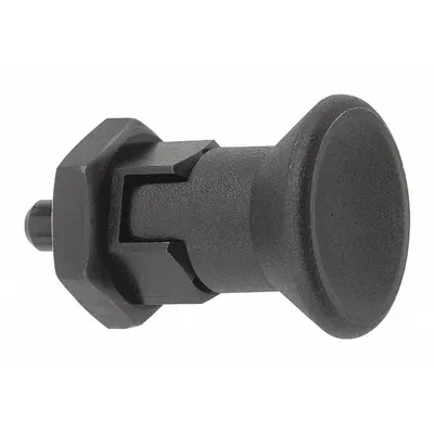 KIPP Locking Short-Pin Pull-Knob Indexing Plunger with Jam Nut - Locking Short-Pin Pull-Knob Indexing Plungers with Jam Nut