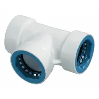 HYDRORAIN Tee: 1/2" Push x 1/2" Push x 1/2" Push, ABS Plastic, 150 psi Max Working Pressure (MPN 06503)