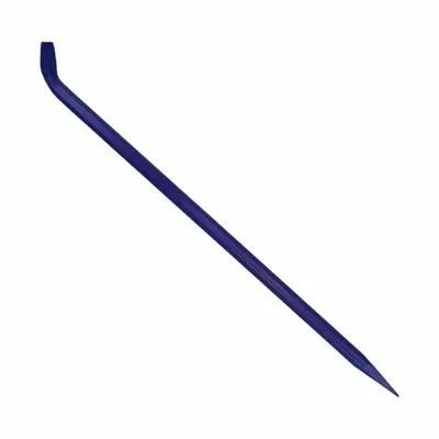 WARWOOD TOOL Offset Pinch Bar: Chisel End, 48 in Overall Lg, 1 in Bar Wd, 1 in End Wd - Pinch Bars