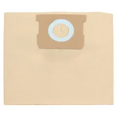 This DAYTON vacuum bag is a 1-ply paper bag designed for dry pickup only. It is a standard replacement bag for Dayton brand shop vacuums, used to collect dry debris such as dust and dirt in workshop or industrial cleaning applications.