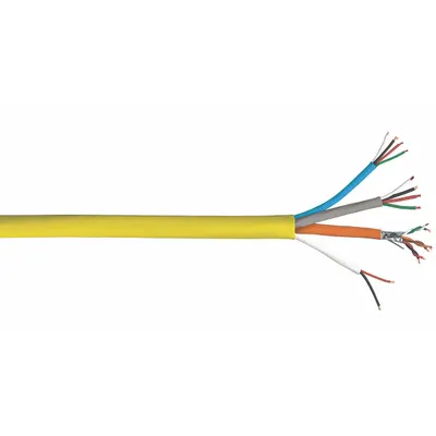 CAROL Communication Cable: 500 ft Cable Lg, 7 Strands, (2) 22 AWG/(4) 18 AWG/(4) 22 AWG - Multi-Paired Shielded Cables
