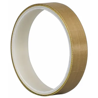 TAPECASE Cloth Tape: Square, 3/4 in Wd, 3/4 in Lg, 4.7 mil Thick, Silicone - Slick Surface Tape Strips & Squares