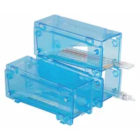 Pipette Rack: 3 7/8 in Overall Wd, 12 7/8 in Overall Ht, 11 7/8 in Overall Lg, ABS Plastic, Blue (MPN HS20615M)