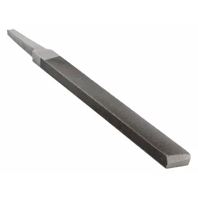 WESTWARD Pillar File: Square, Double-Cut, Single Edge Cut, Second Cut, 6 in Lg without Tang - Double-Cut Square Files