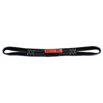 LIFT-ALL Web Sling: Type 6, Polyester, 1 Plies, 4 ft Sling Lg, 9 in Eye Lg - Abrasion-Resistant Polyester Reverse-Eye Web Slings