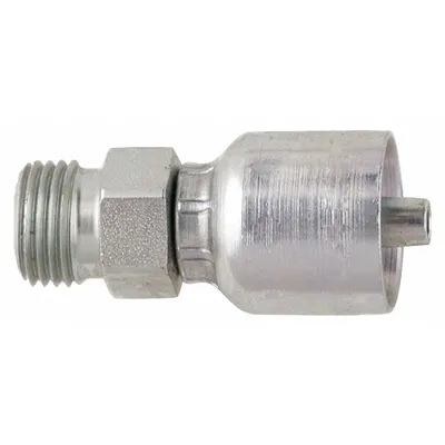 PARKER 1D043-15-8 Straight Hydraulic Crimp Fitting - Parker Crimp Hydraulic Hose Fittings with Metric Connection