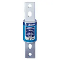 LITTELFUSE Fuse: Class L, KLLU Series, Bolt-On Body, Time-Delay, 3 kA, 600 V AC, 300 V DC (MPN KLLU3000X)