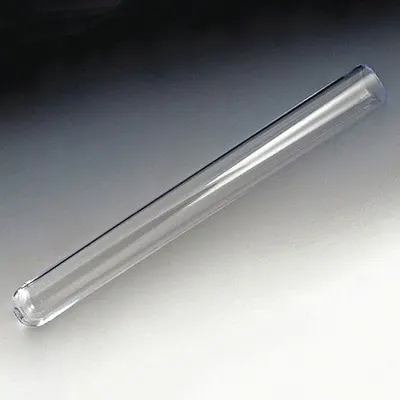 GLOBE SCIENTIFIC Test Tube: Test Tube, Polystyrene, 12 mL Capacity - mL, 0.4 oz Capacity - oz - Plastic Test Tubes
